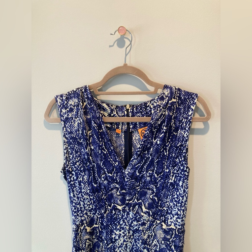 Tory Burch Blue and White Dress